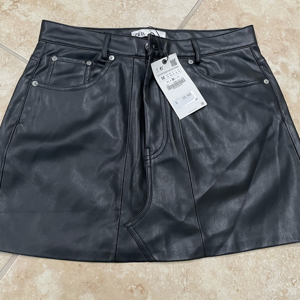 Leather Skirt